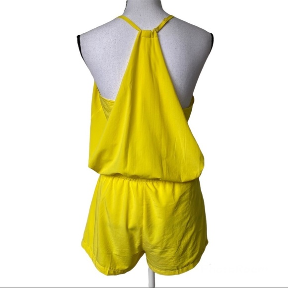 Fabletics Neema Romper Yellow Size Medium - Picture 5 of 11